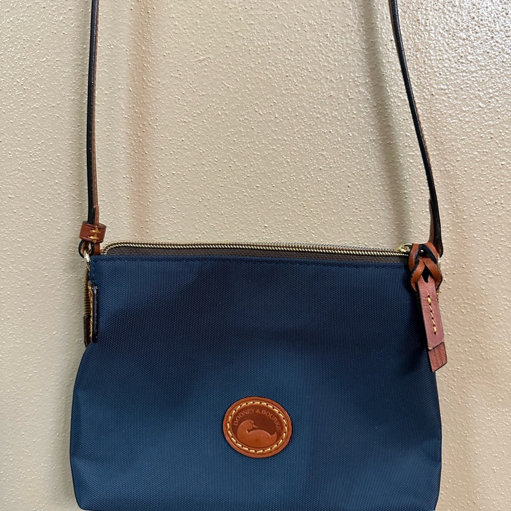 Dooney & Bourke - Navy Nylon Pochette Crossbody Handbag